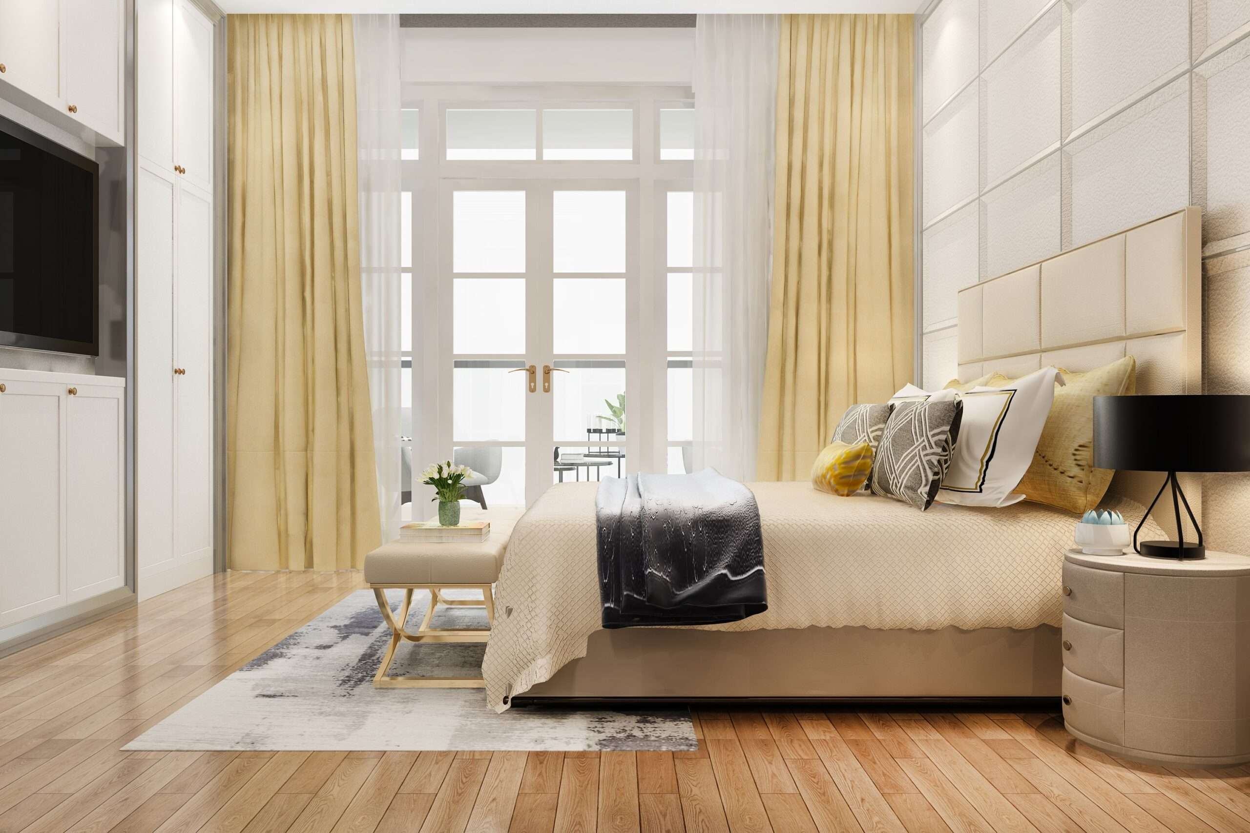Modern Curtain Ideas for Bedroom