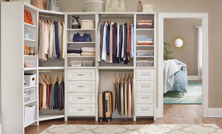 Small Walk-In Closet Design Ideas